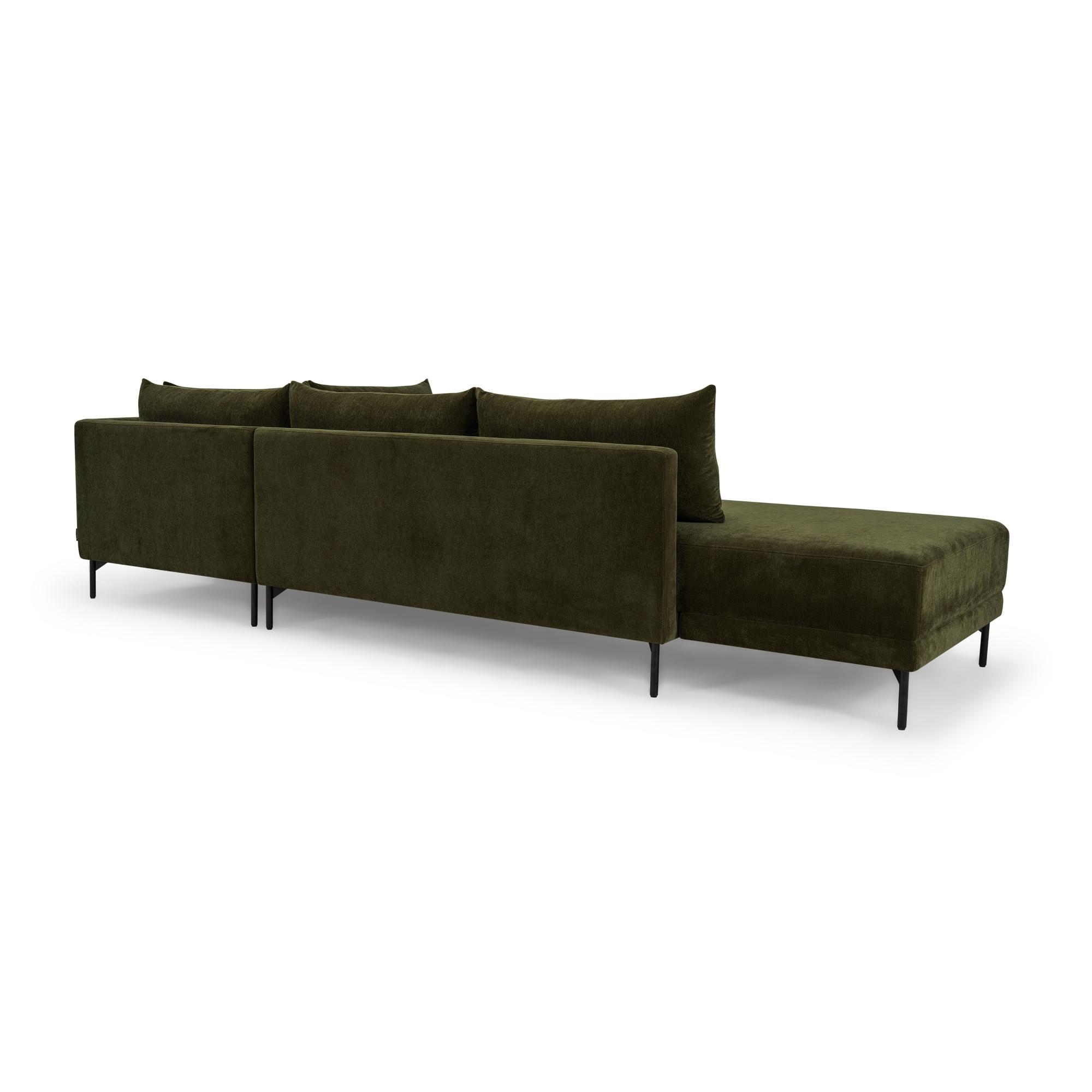 Vivica Sofa Recamiere Right Moss Olive 3