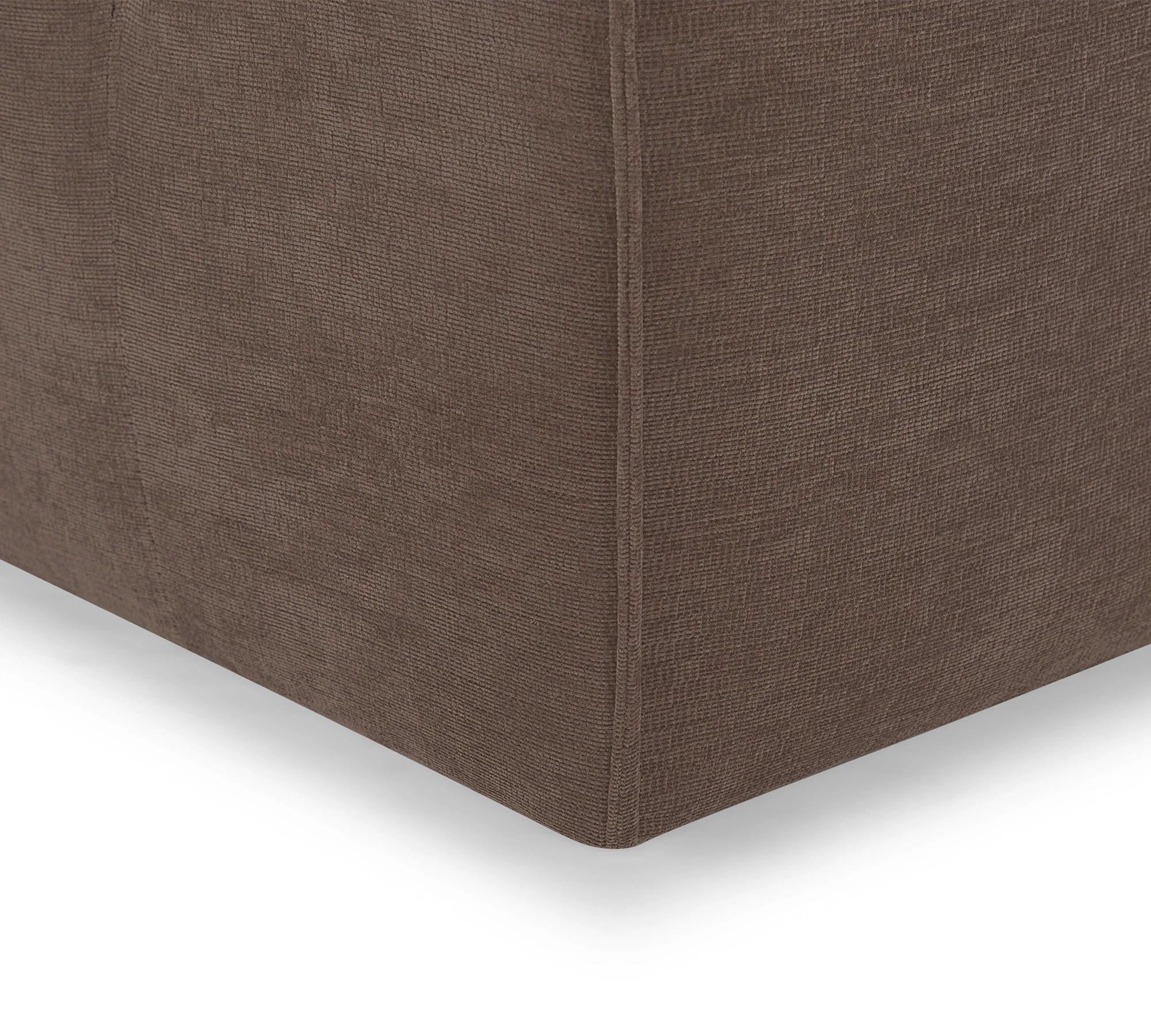 Dane 1-Sitzer Eckmodul Links Aulla Cacao 3