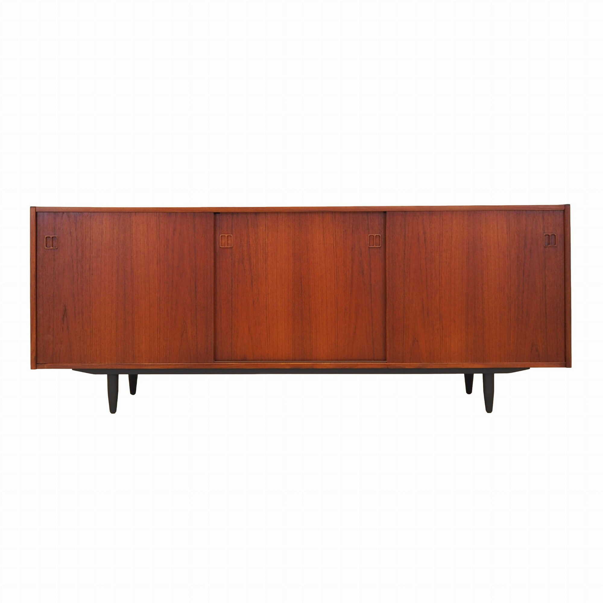 Vintage Sideboard Teakholz Braun 1970er Jahre 0