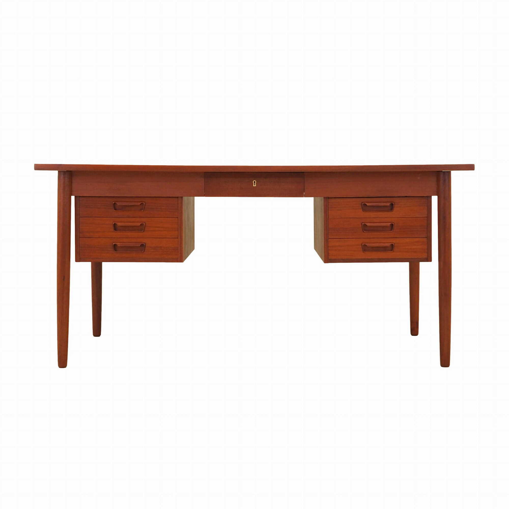 Tisch Holz Braun 1960er Jahre 0