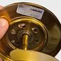Vintage P167 4287 Pendelleuchte Messing Glas Gold 3
