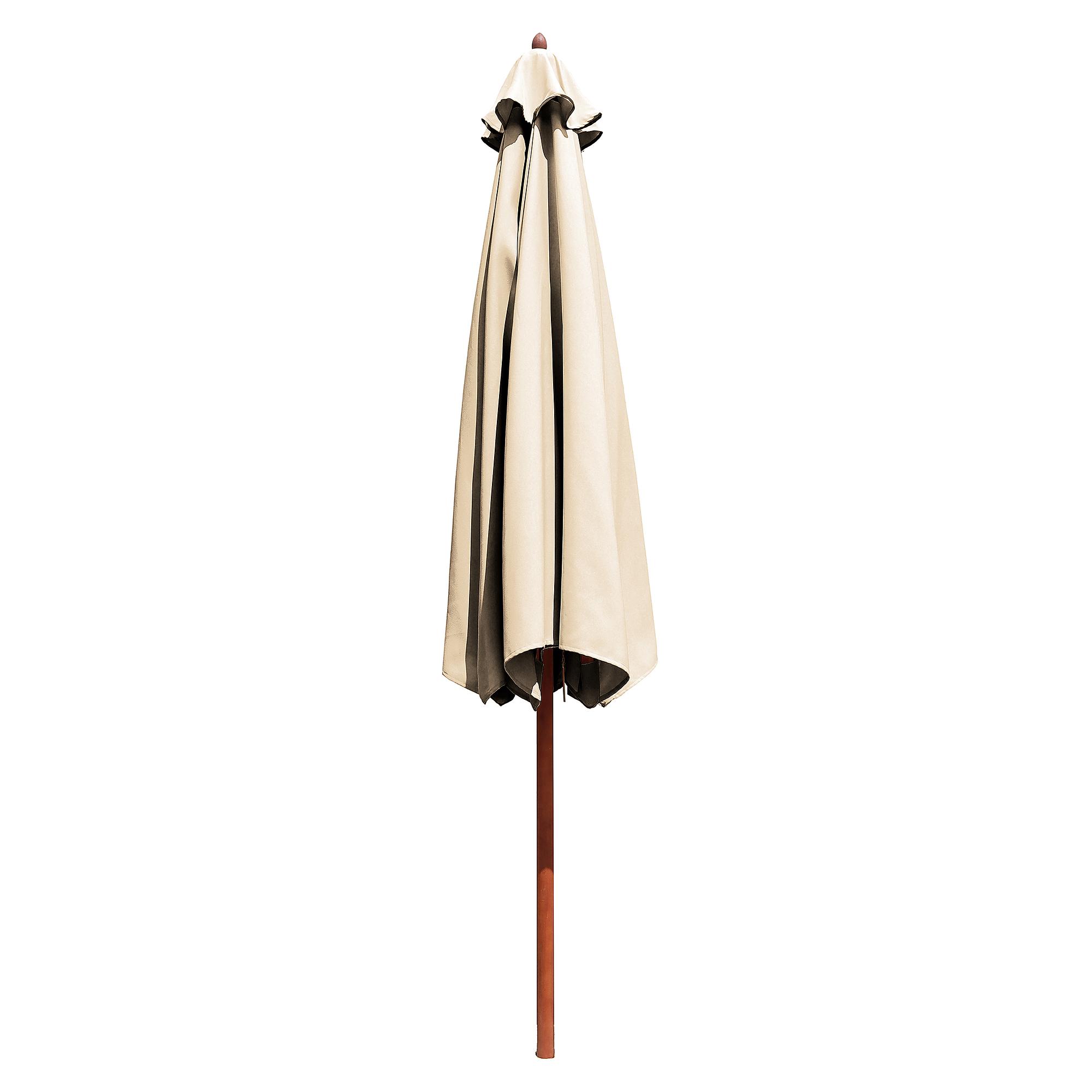 Parasol Sombrilla Solid Eucalyptus Beige 4