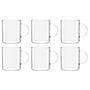 6x Novo Teeglas Borosilikatglas Transparent 0