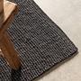Jaipur Läufer Jute Schwarz 80 x 200 cm 3