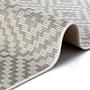 In-/Outdoorteppich Breeze Polypropylen Hellgrau 120 x 170 cm 4
