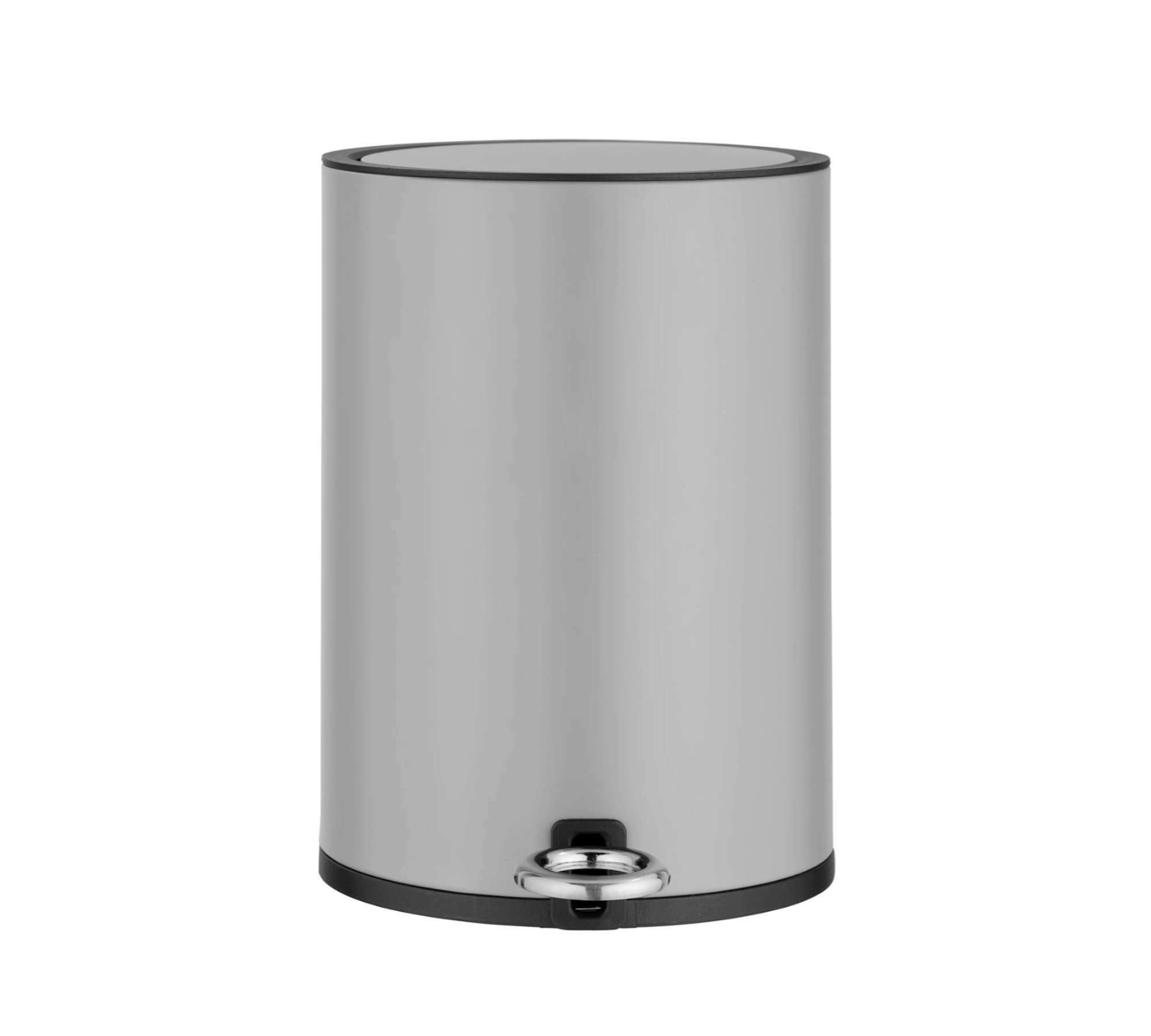 Kosmetik-Treteimer Stahl Kunststoff Grau 3L 1