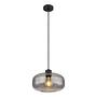 Pendelleuchte Giuseppe Farbglas Eisen Grau 3