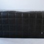 Vintage Michel Ducaroy Kashima Sofa-Set Leder Schwarz 3-tlg 7