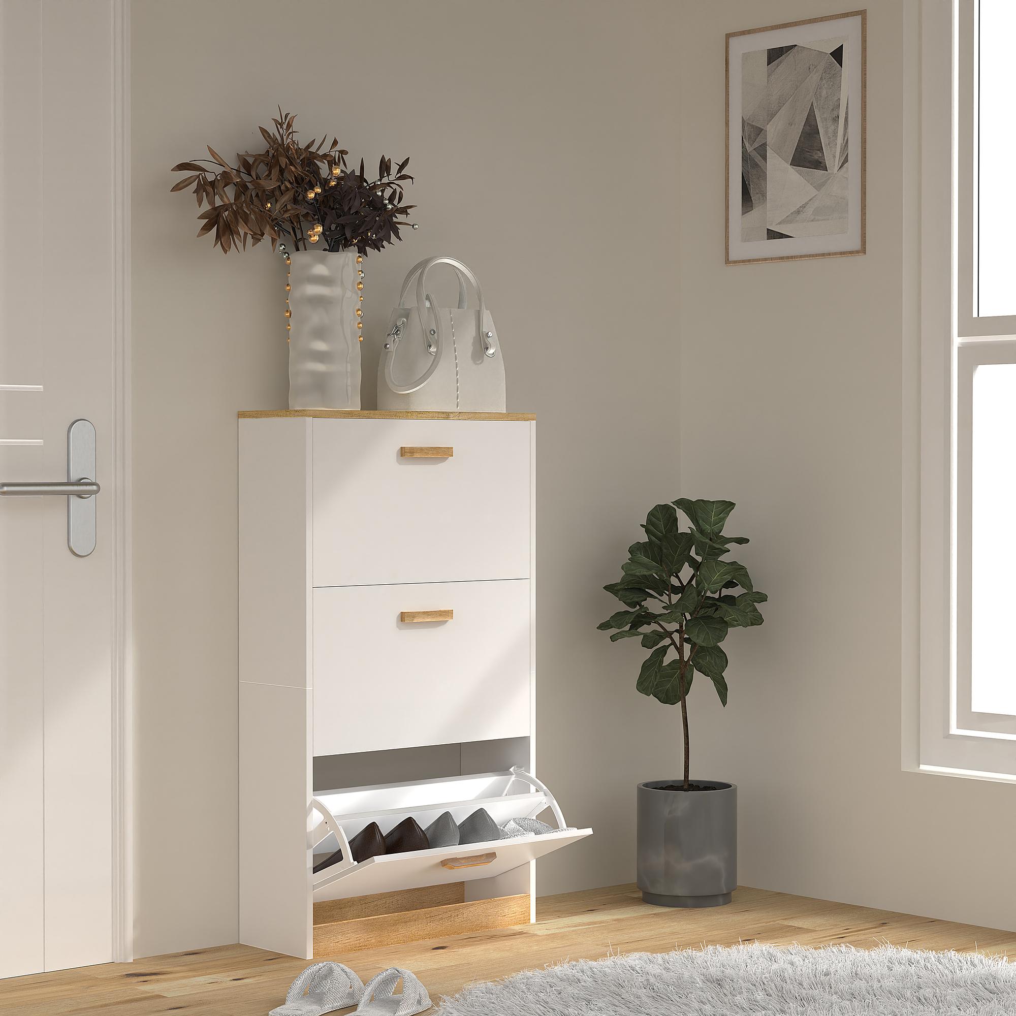 Shoe Cabinet Halom White 2