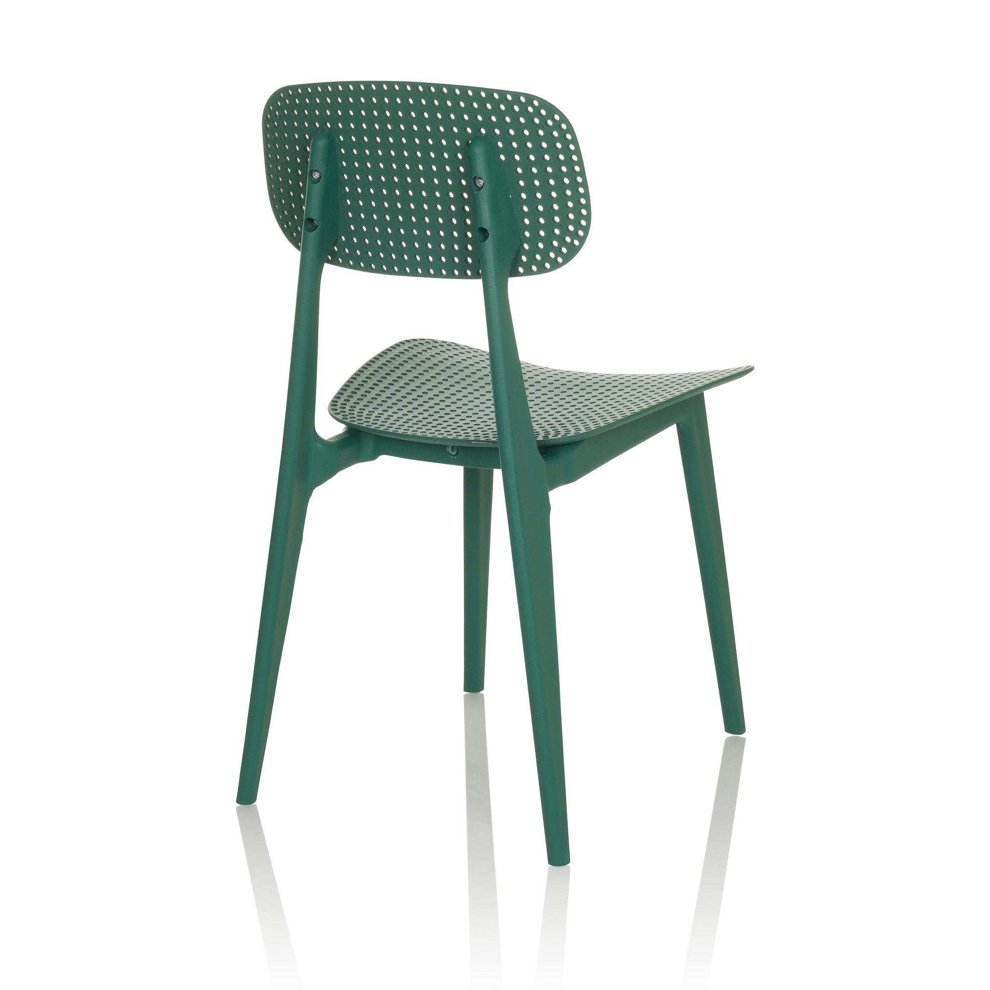 ARTIFO HOL Stackable chair Plastic Green 7