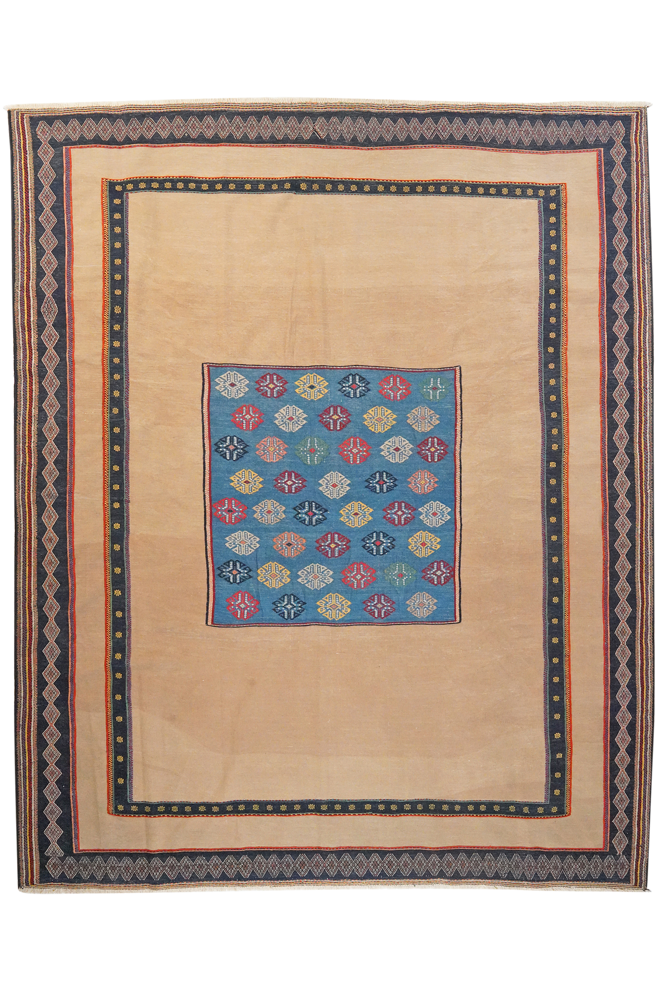 Sumak Afshar Teppich Wolle Beige 0