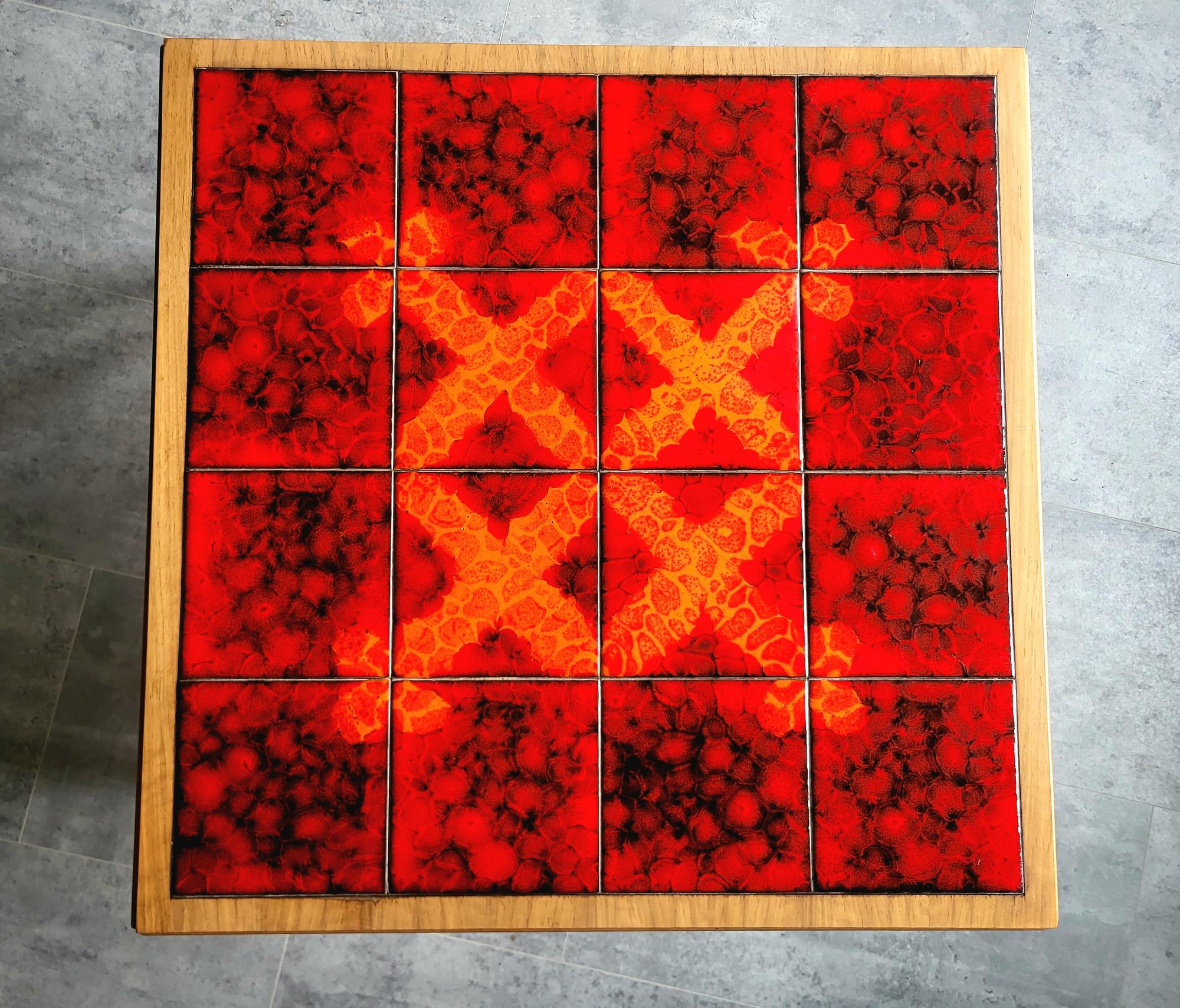 Fat Lava Couchtisch Holz Keramik 6