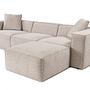 Emma Sofa 3-seater & Footstool Mocha 2