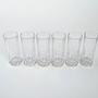 Crystal glasses set of 6 Transparent 1960s 4