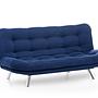 Misa Schlafsofa 3-Sitzer Navy Blau 4