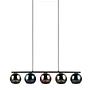 Pendant lamp Sheldon Smoked glass Multicolor 3