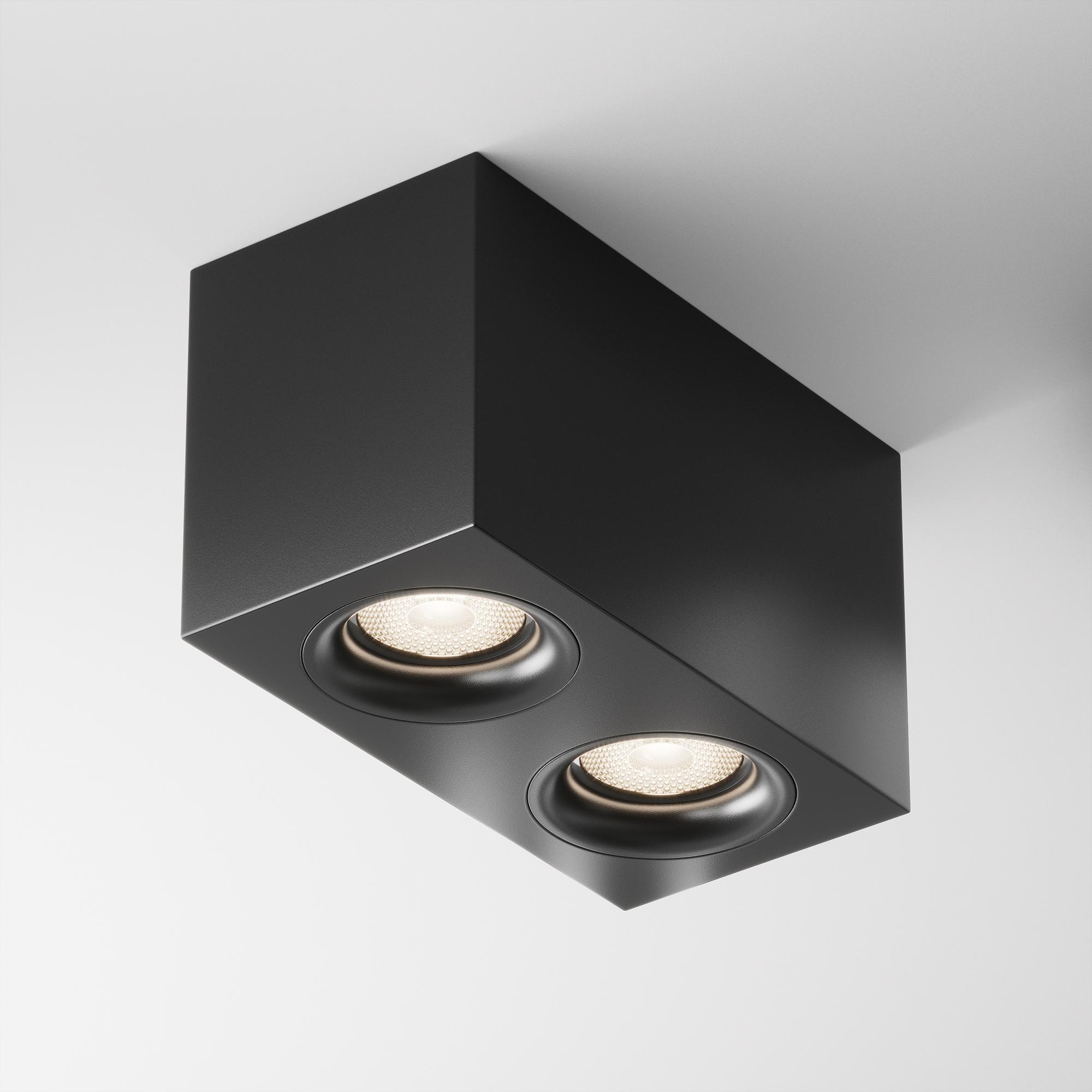 Slim Ceiling Light Aluminium Black 1