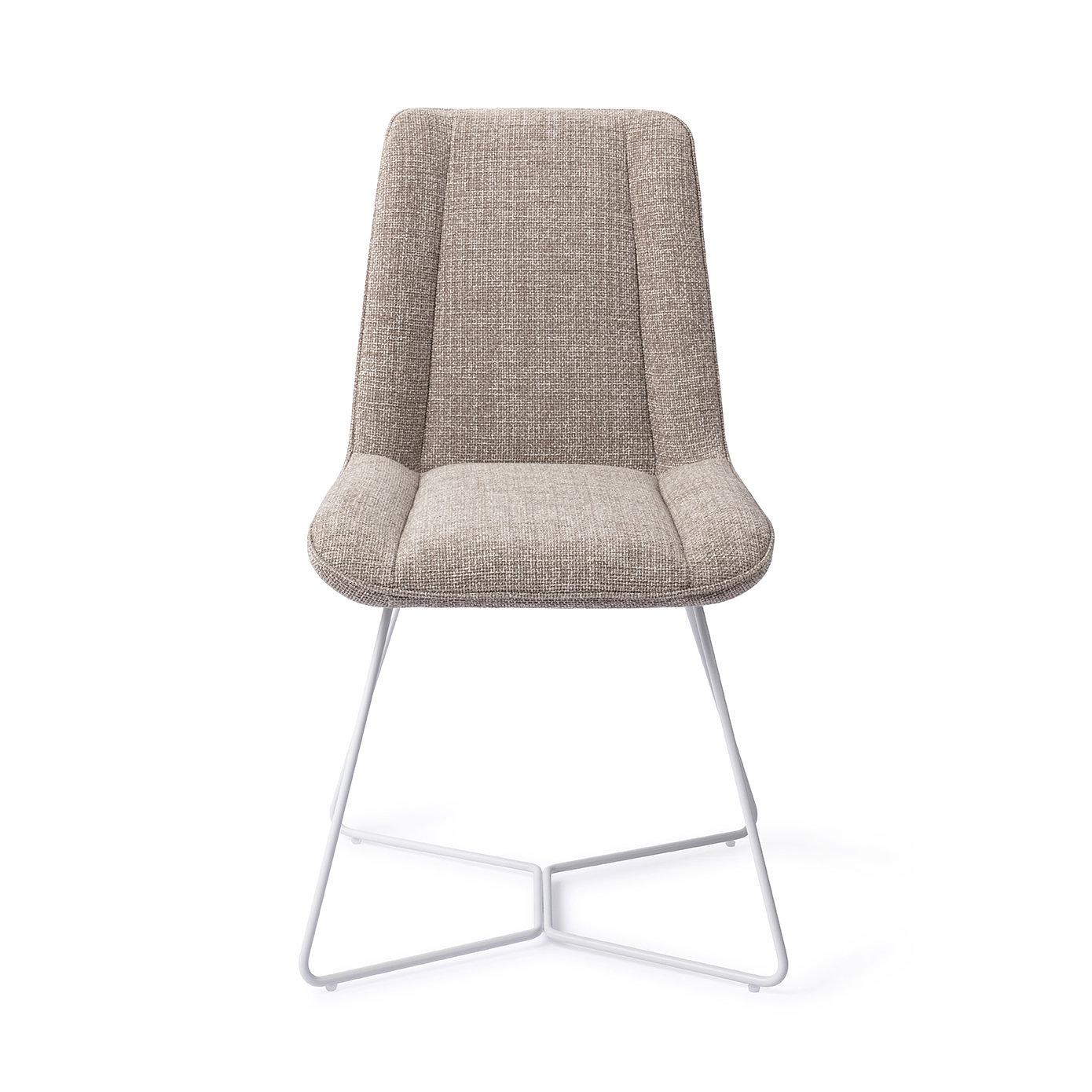 Umedo Textured Greige Dining Chair 3