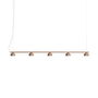 Blush Rail Pendelleuchte 5-Flammig Beige 0