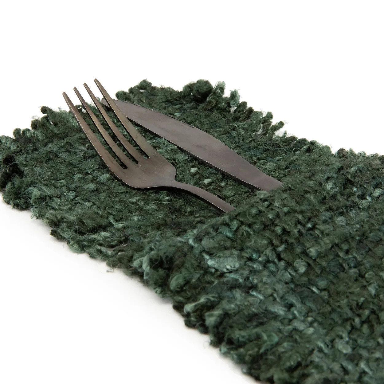 4x Oh My Gee Cutlery Holder Forest Green 0