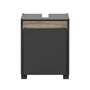 Waschbeckenunterschrank Holz Anthrazit 1