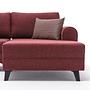 Belen Schlafsofa 4-Sitzer Rot 7