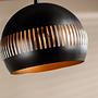 Pendant lamp metal black 1