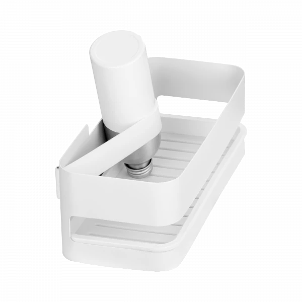 Nexio Shower Basket White 25 x 12 cm 66332 1