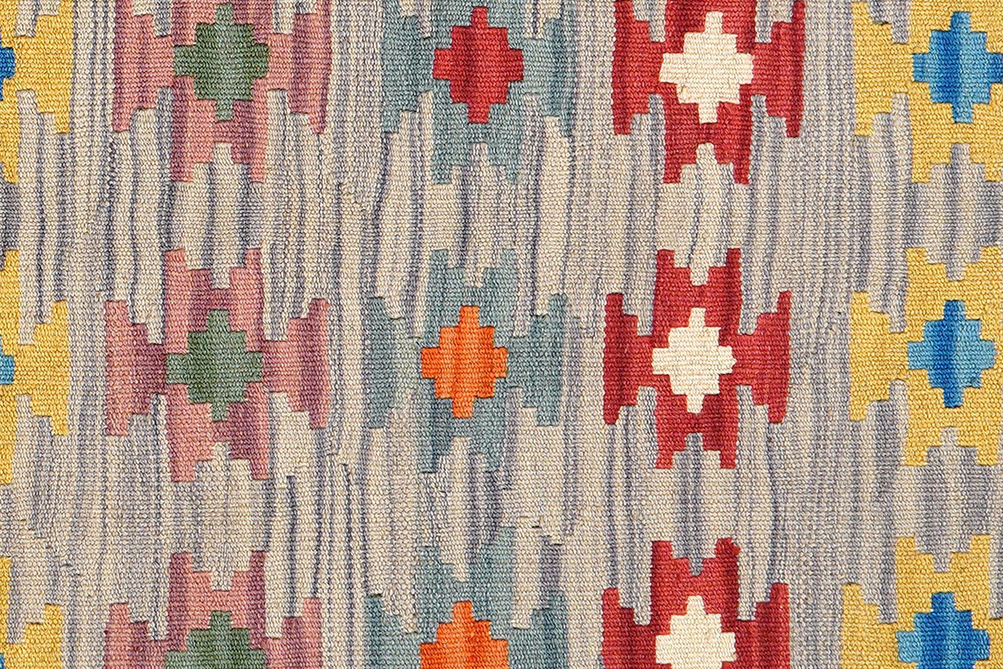 Kilim Gashgai Teppich Mehrfarbig 3