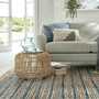 Jute-Chenille-Teppich Equinox Handgewebt Navy 160x230 0