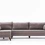 Bella Sofa Récamiere Links  Braun 4