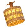 Alba Solar-Lichterkette Rattan Braun22 x 14 x 800 cm 3