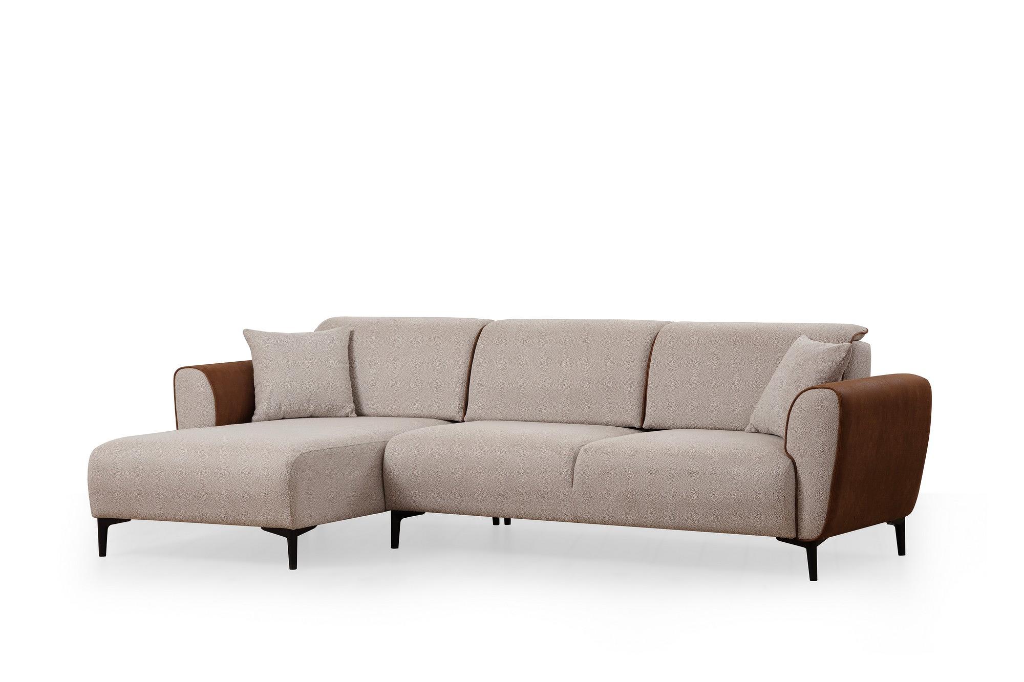 Aren Links Ecksofa Beige 0