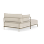 Vincent Outdoor Chaiselongue Modul Links Sandshell 2
