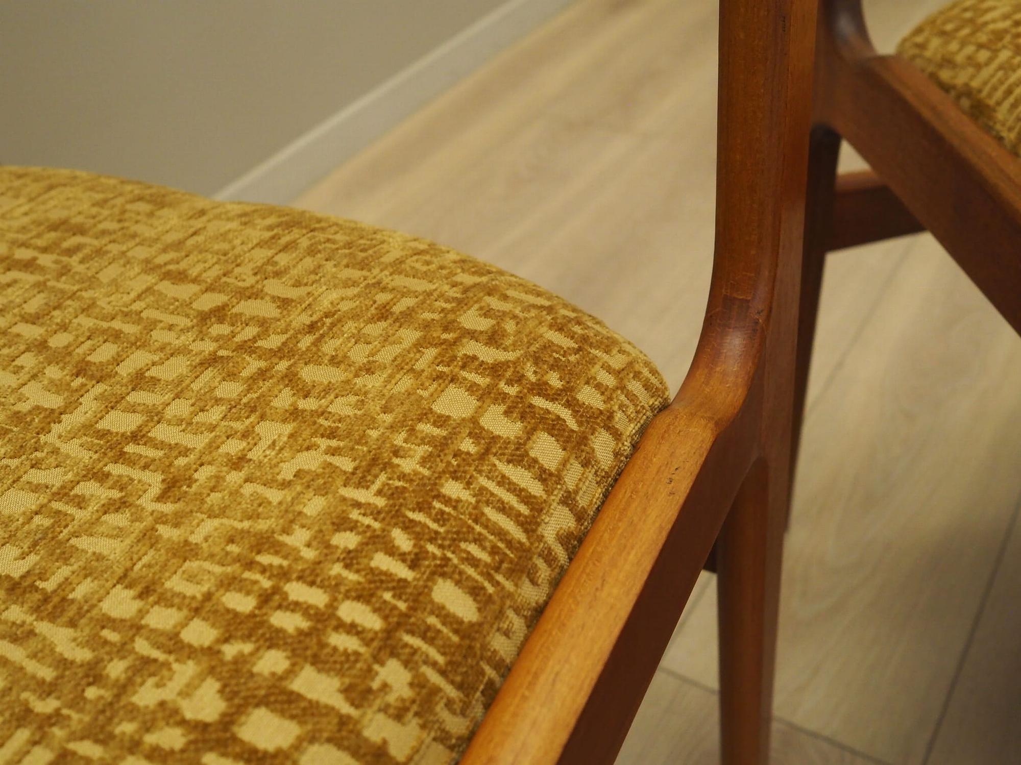 6x Dining chair teak 1970s 13