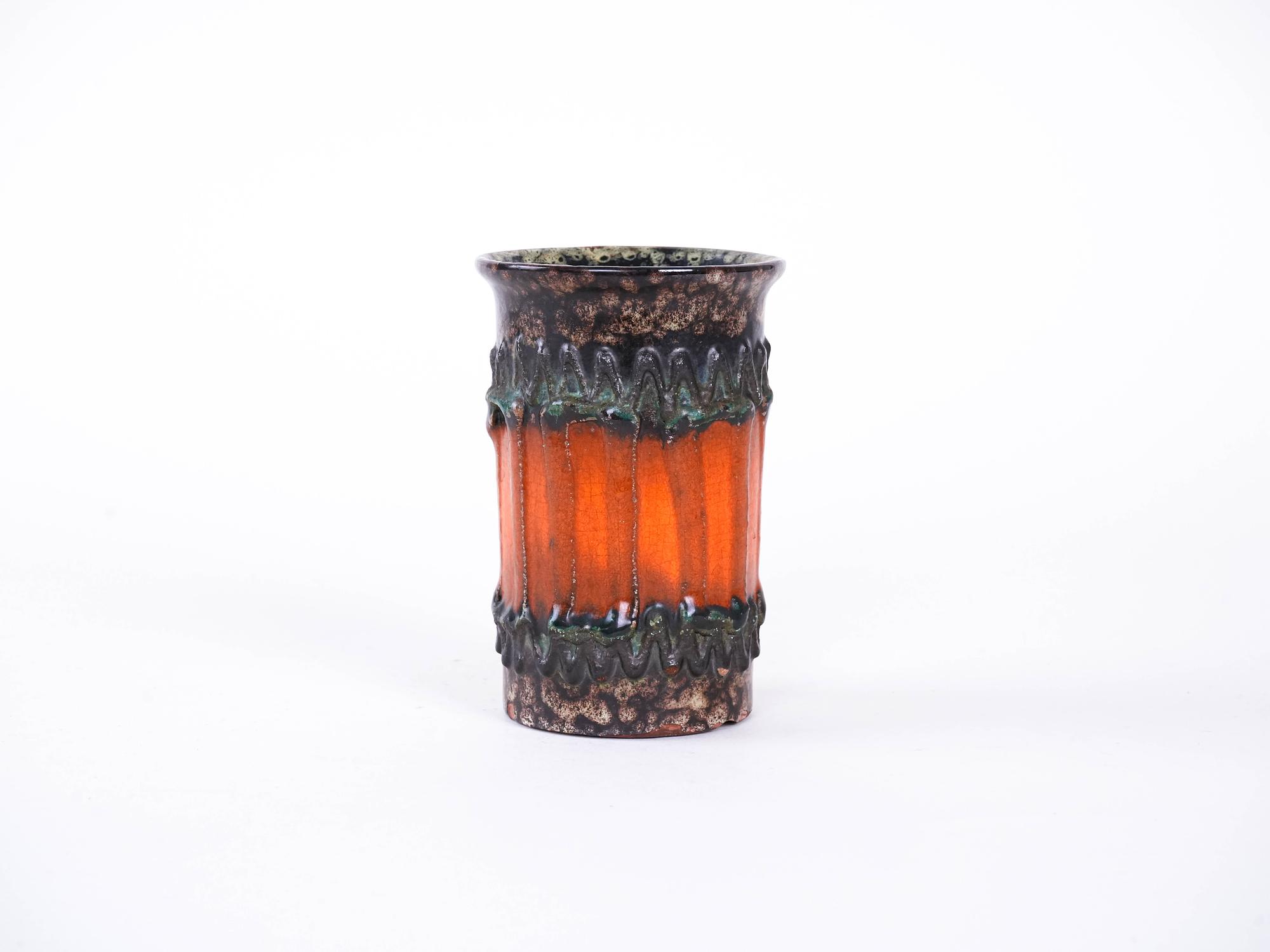 Keramikvase 1960er Jahre 2