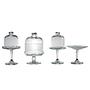 Tortenplatten Mini Patisserie Klarglas Transparent 4-teilig 0