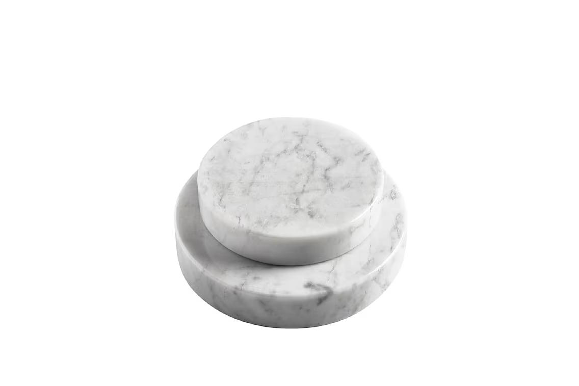 Bianco Table Mortar Carrara Marble White 0