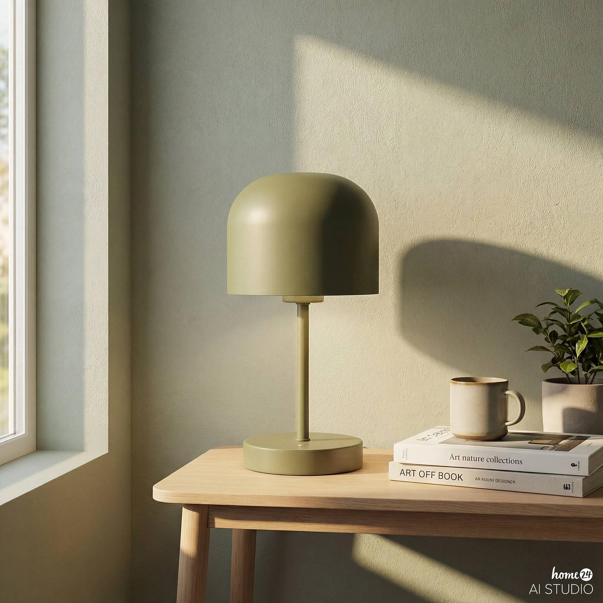 Brev Akku-Tischleuchte Dimmbar Grün 4