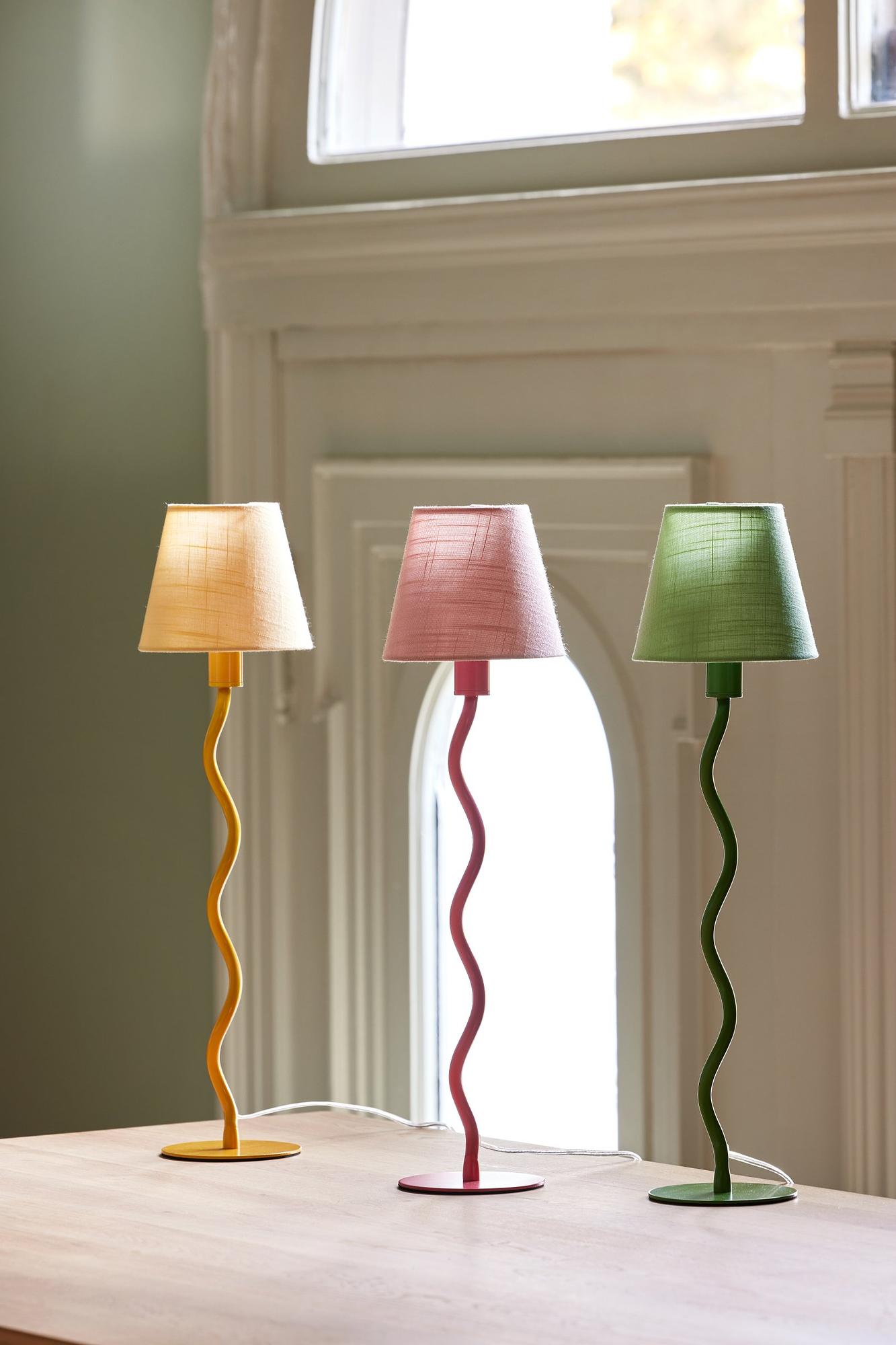 Twist Tischlampenfuß Pink 4