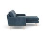 Astha Sofa 2-Sitzer Récamiere Rechts Sorento Steel Blue 1