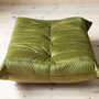 Togo Ottoman Velvet Olive Green 6