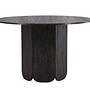 Tekla Esstisch Schwarz Ø 120cm 7