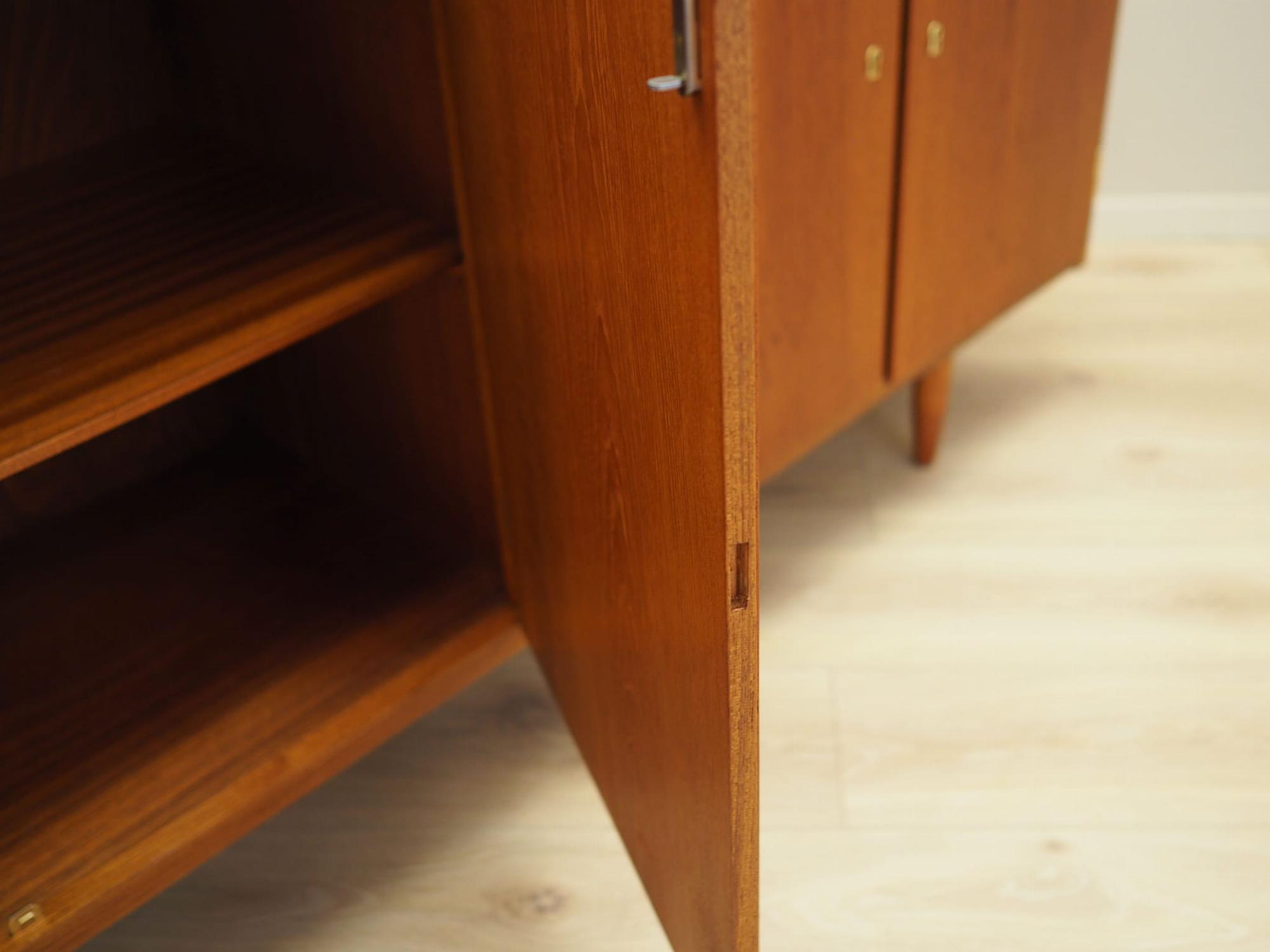 Vintage Sideboard Teakholz Braun 1960er Jahre 10