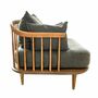 Fly SC1 Sessel Holz handgefertigt Textil Grau 1