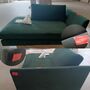 Astha 3-Sitzer Sofa Récamiere Links Velours Lux Dark Green 6