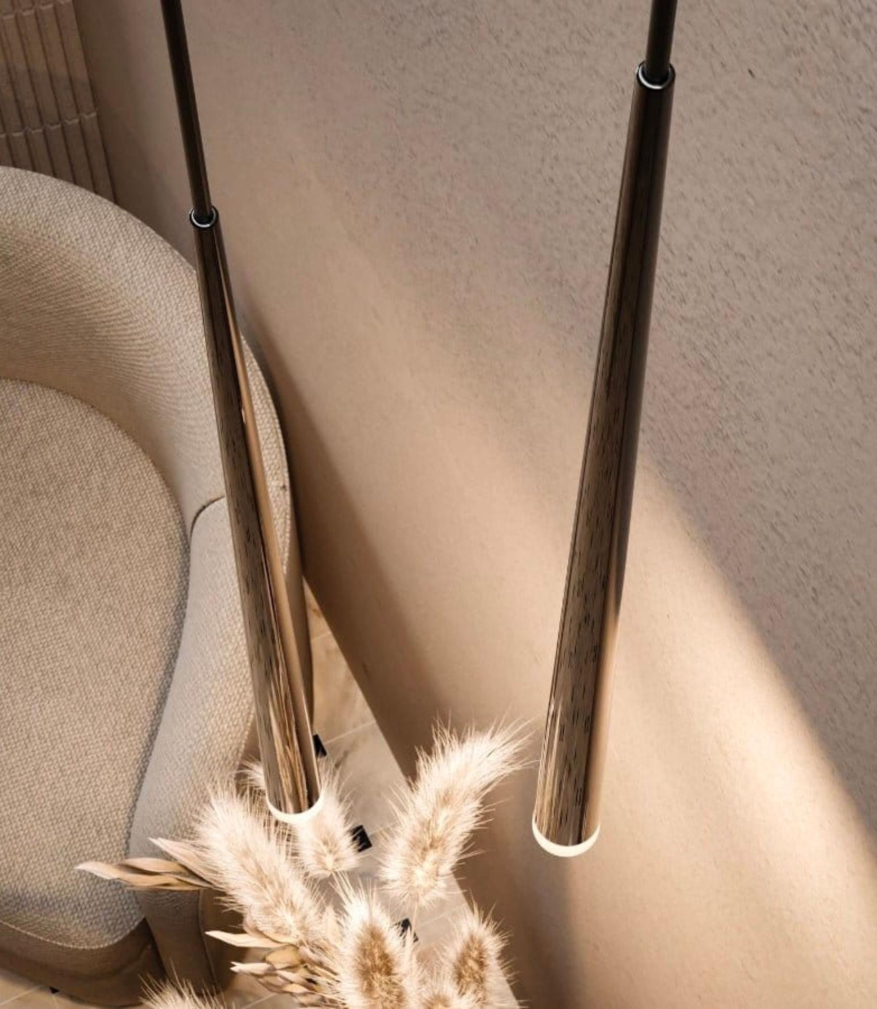 1-Flammige Pendelleuchte Hades Metall Acrylglas Schwarz 4