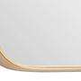 Tia Kleine Goldfinish Quadratische Wandspiegel
 2
