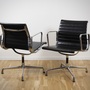 Alu Chair EA 107 Leder Schwarz 5