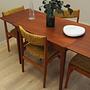 6x Dining chair teak 1970s 2